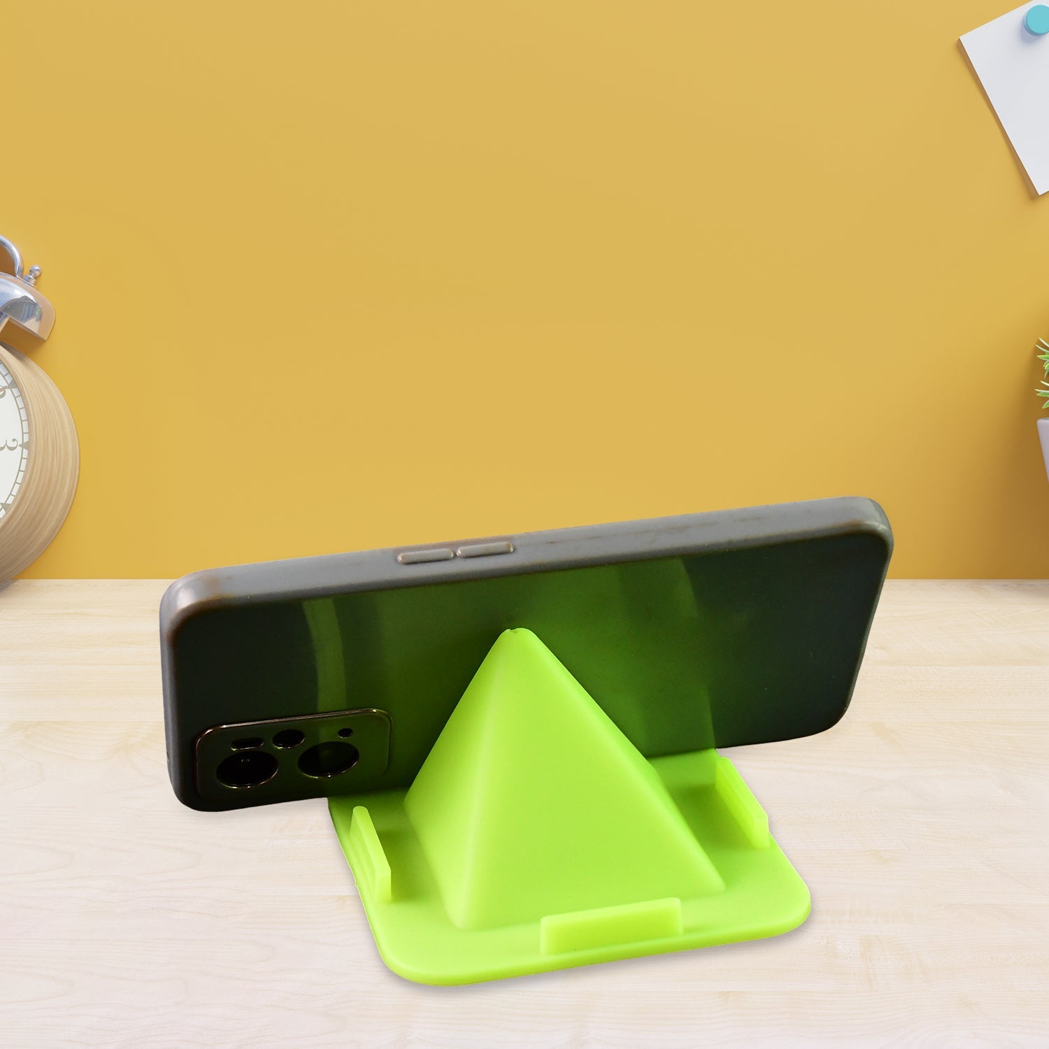 Virgin Mobile Accessories Universal Portable Four-Sided Pyramid Shape Desktop/ Table Mobile Holder Stand (1 Pc) Virgin Mobile Accessories Universal Portable Four-Sided Pyramid Shape Desktop/ Table Mobile Holder Stand (1 Pc)